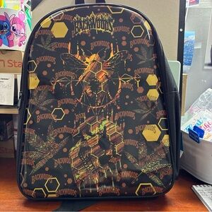 Stylish Backwoods Black and Yellow Men's Backpack